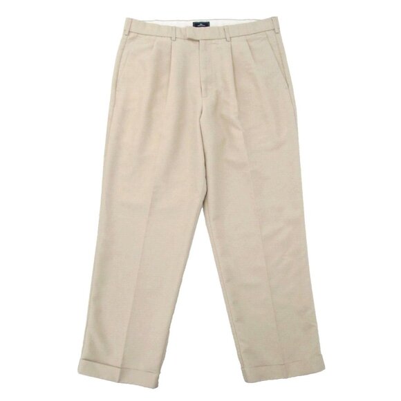 Dockers Premium Men’s 36x29 Khaki Pants Bundle – Pleated Relaxed Fit - Picture 2 of 16